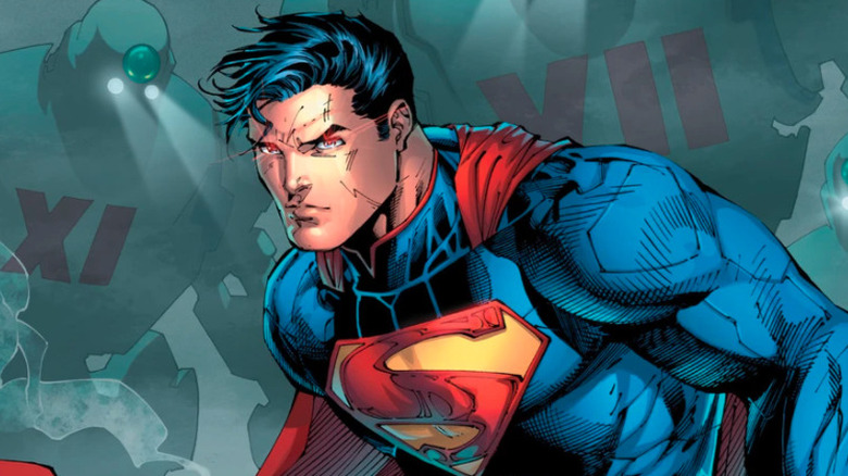 Superman red eyes