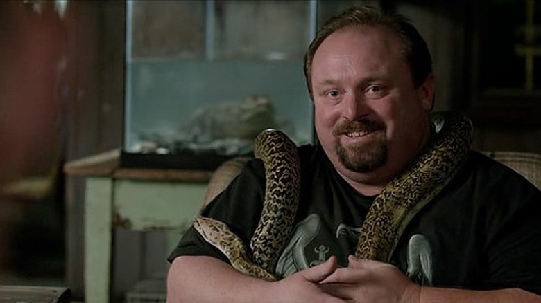 Mark with a snake