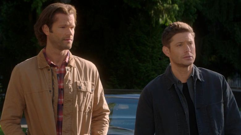 Sam and Dean stare in wonder