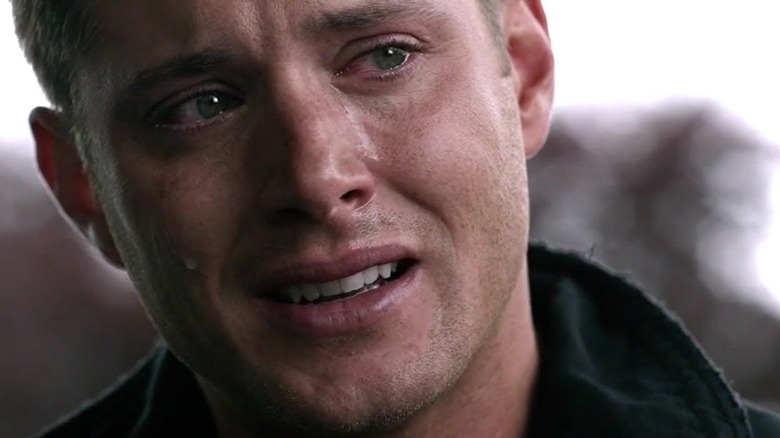 Dean cries while discussing Hell