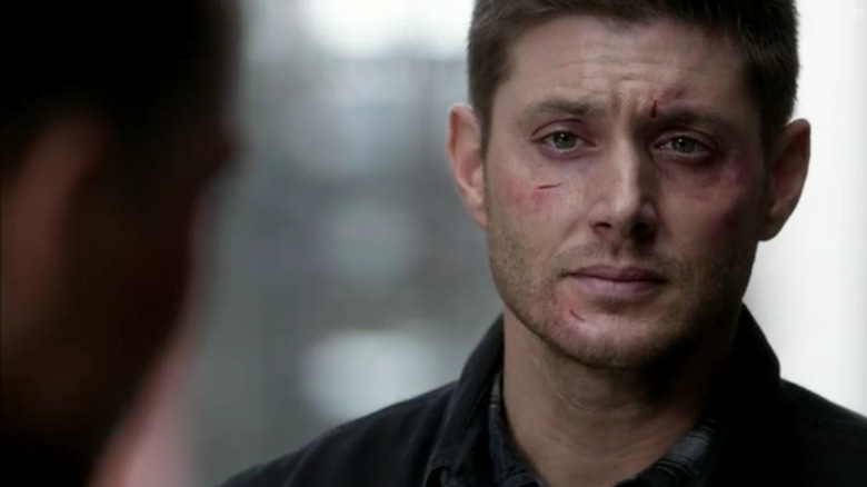 Dean Winchester staring