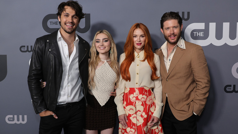 Winchester cast members look towards camera