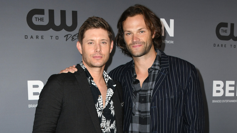 Jensen Ackles and Jared Padalecki at an event