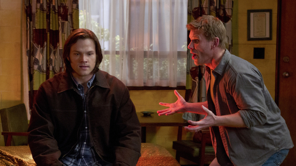 Sam and Dean dramatically LARP