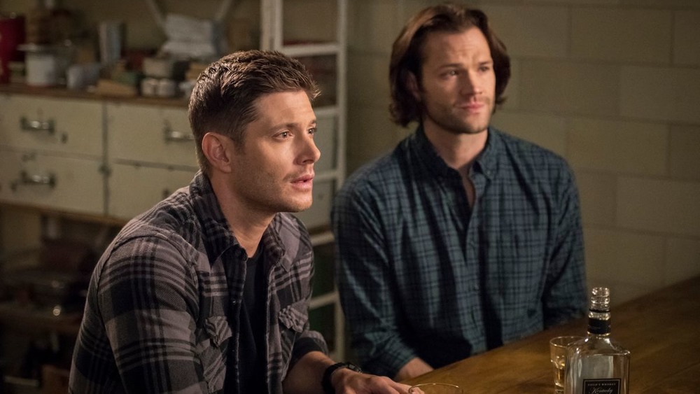 Sam and Dean at the table