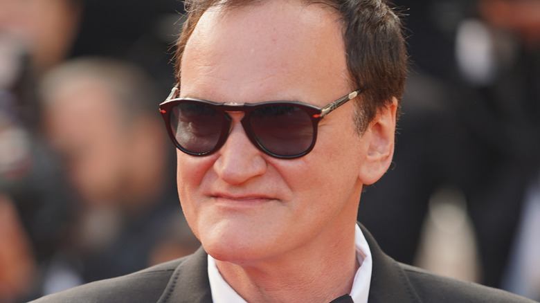 Quentin Tarantino on the red carpet