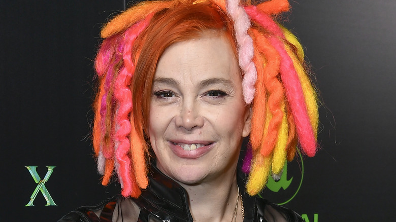 Lana Wachowski smiles