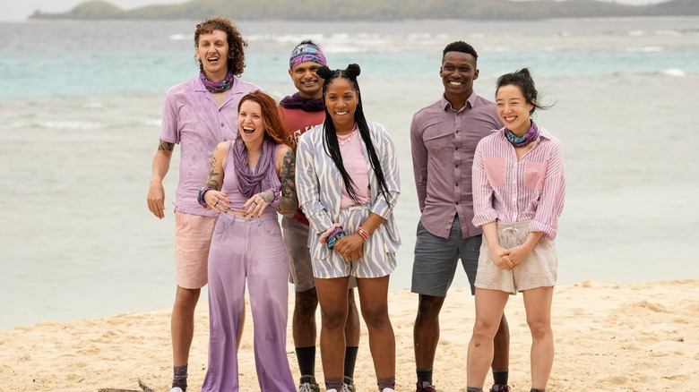 Yanu tribe gathers on a beach