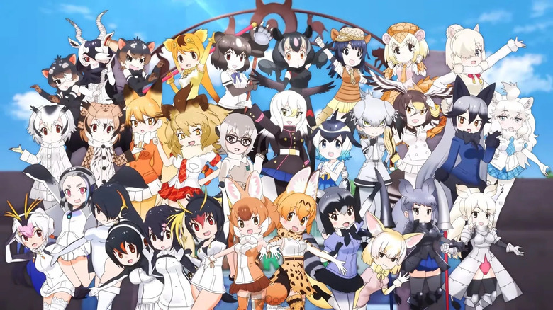 the animal cast of Kemono Friends