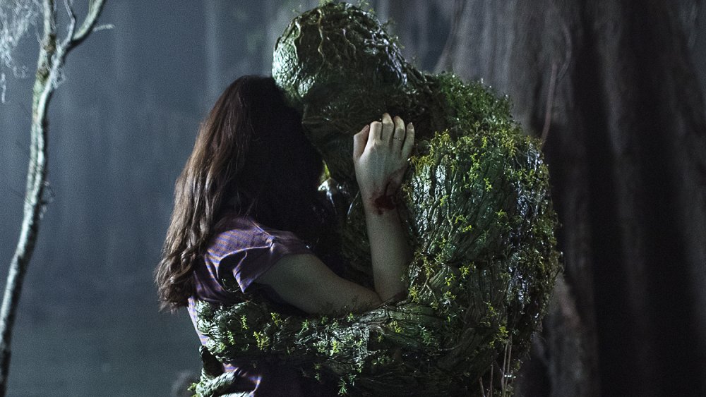 Derek Mears and Crystal Reed on Swamp Thing