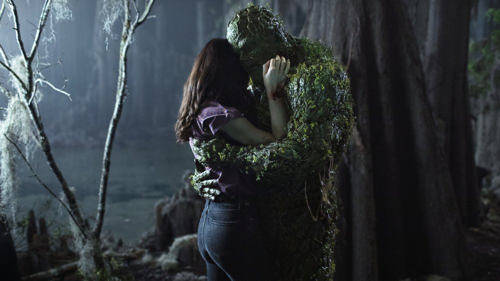 Derek Mears and Crystal Reed on Swamp Thing