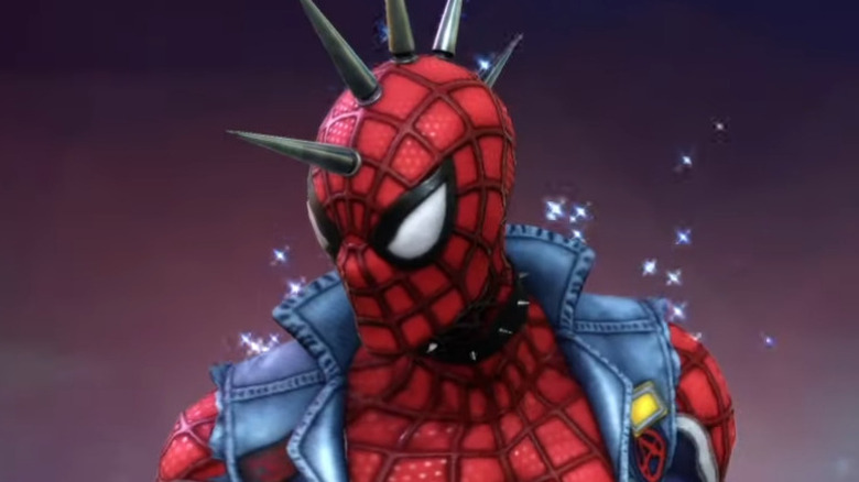 Spider-Punk close up 