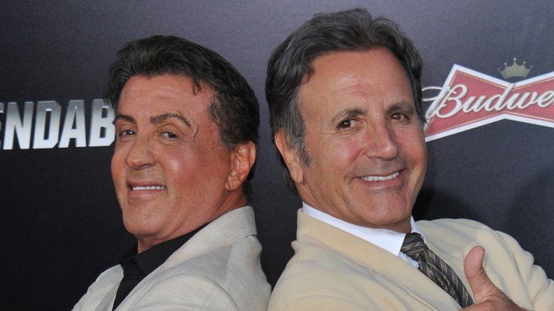 Sylvester and Frank Stallone back to back