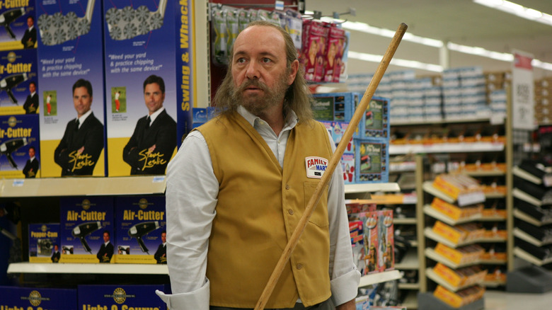 Robert Axle standing in store looking upset