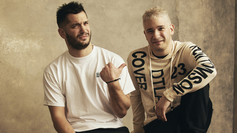 Danny and Michael Philippou sit together