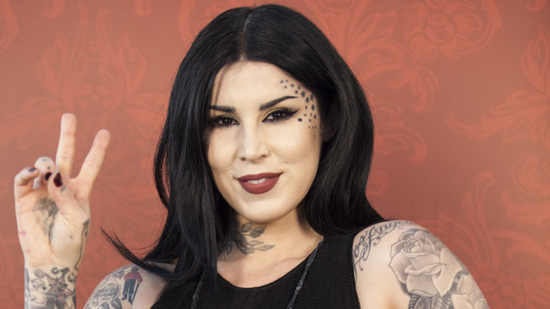 Kat Von D appears in Milan