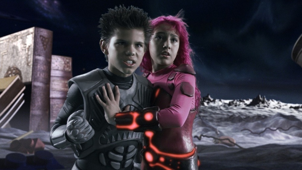 Taylor Lautner as Shark Boy with Lava Girl