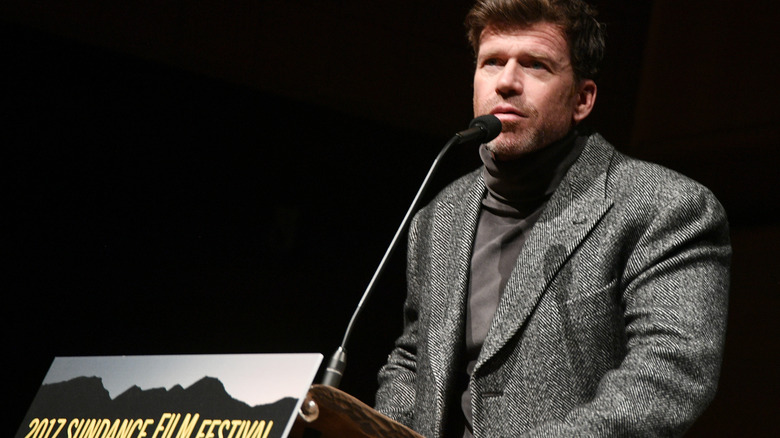 Taylor Sheridan speaking at the Sundance Film Festival