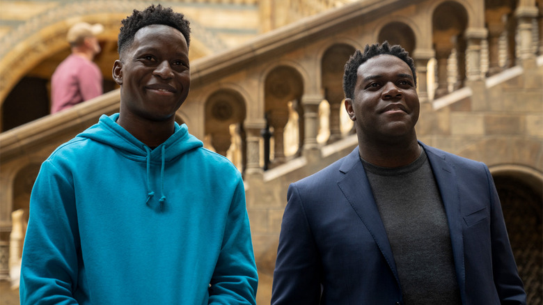 Sam and Edwin Akufo smiling at a museum