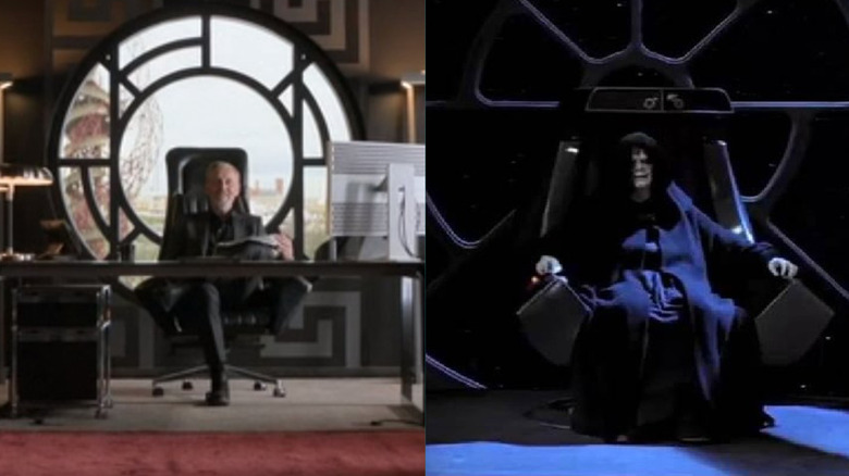 Rupert and Palpatine sit side-by-side