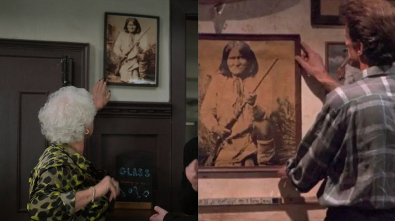 Ted Lasso and Cheers Geronimo pictures side by side