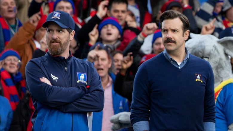 Beard and Lasso on field