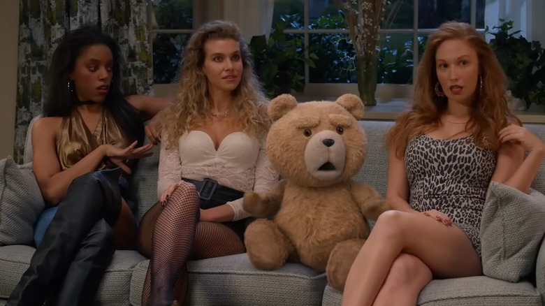 Ted with women