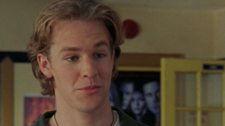 James Van Der Beek as Dawson Leery looks down