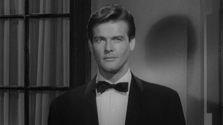 Simon Templar in a tuxedo