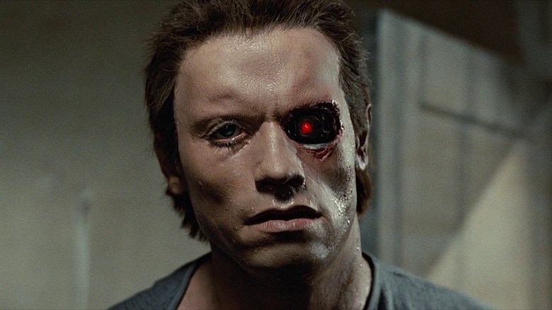 T-800 with exposed eye