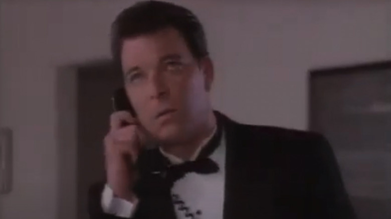 Jonathan Frakes on the phone