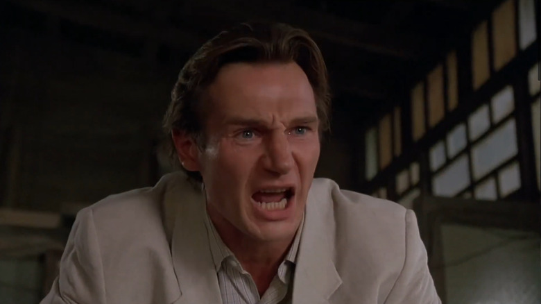 Liam Neeson yelling