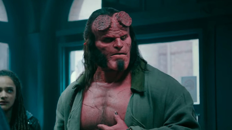 David Harbour as Hellboy