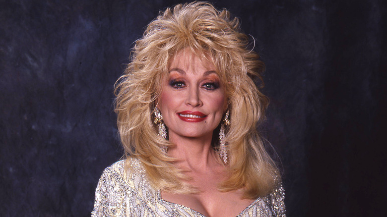 Dolly Parton smiles