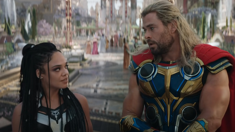 Valkyrie asks Thor if he is worried