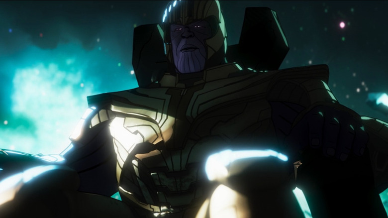 Thanos looking down