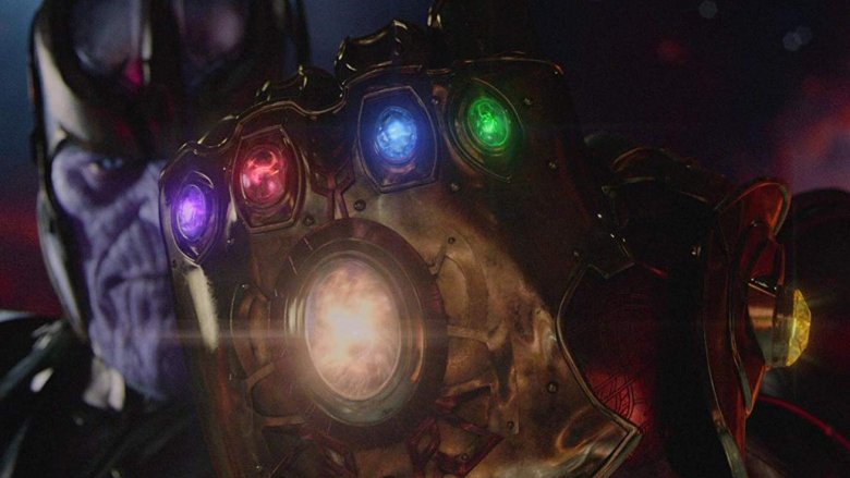 Thanos with the gauntlet