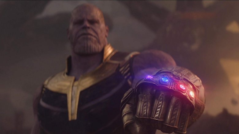 Thanos with gauntlet