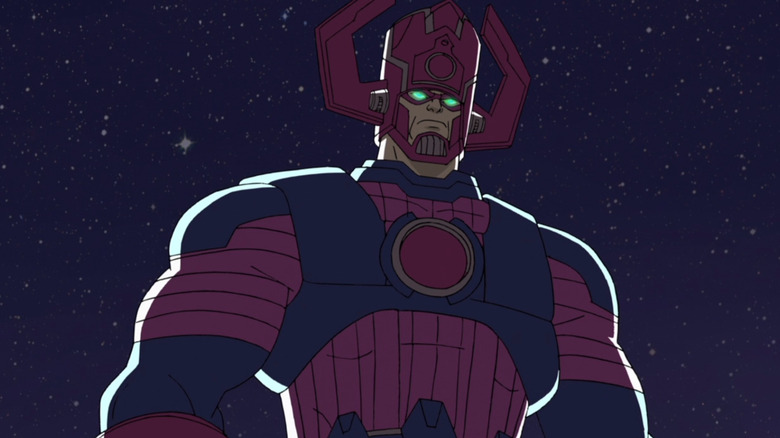 Galactus with glowing eyes