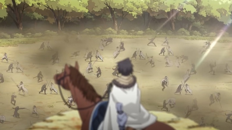 Hinata watches battle unfold