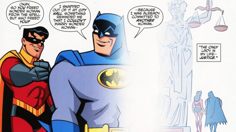 Batman loves Lady Justice