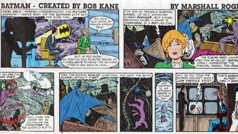 Batman comic strip