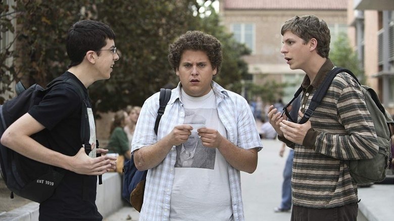 Fogell Seth and Evan arguing Superbad