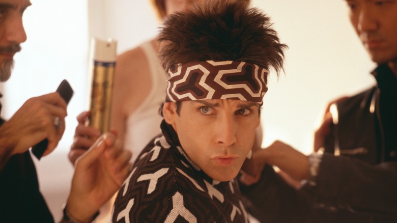 Derek Zoolander doing a face