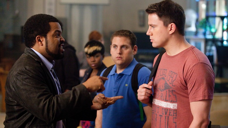 Captain Dickson yelling at Schmidt and Jenko in 21 Jump Street