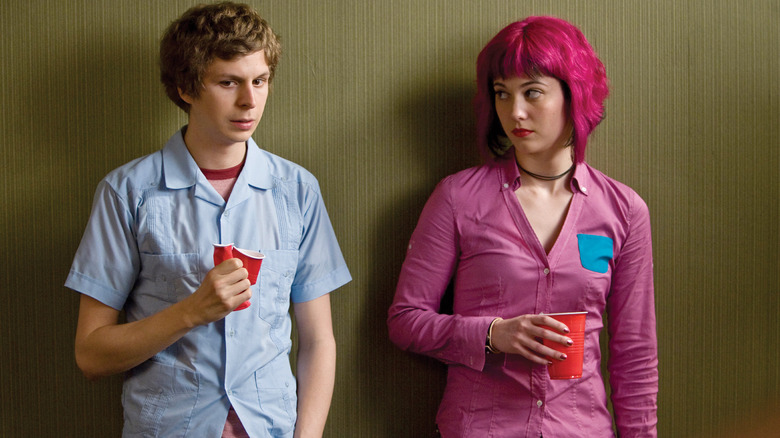 Scott and Ramona at party in Scott Pilgrim vs The World