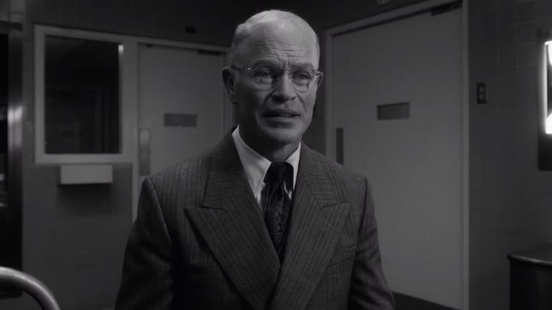 President Eisenhower looking worried