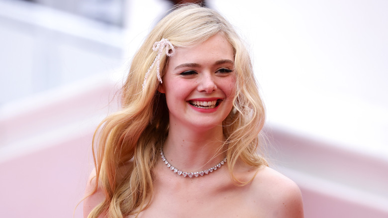 Elle Fanning at the Top Gun Maverick premiere in 2022