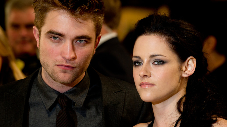 Pattinson and Stewart at Twilight premiere