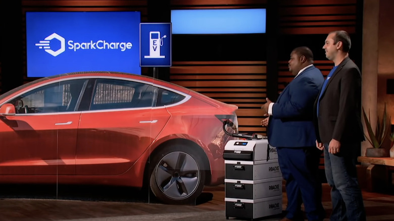 SparkCharge founders on Shark Tank